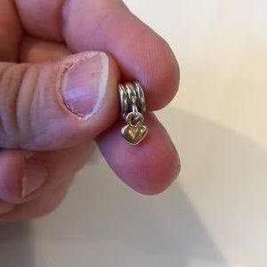 Authentic Pandora Heart Charm
